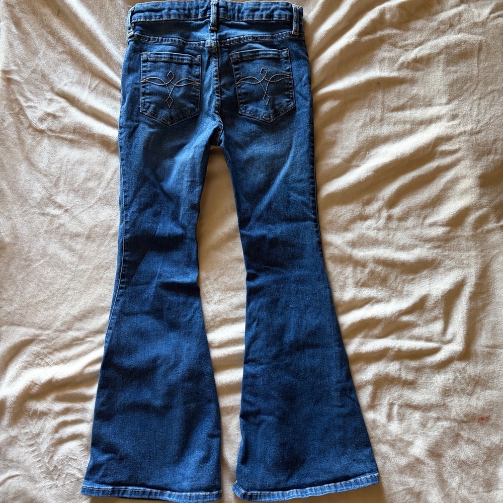 Girls Shyanne Flare Jeans - Picture 3 of 4
